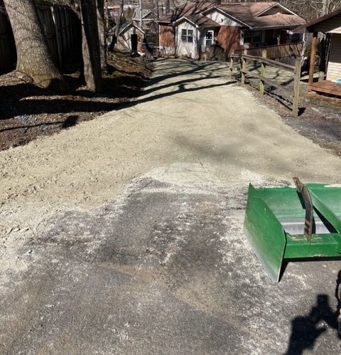 driveway Re-surfacing and spreading new material